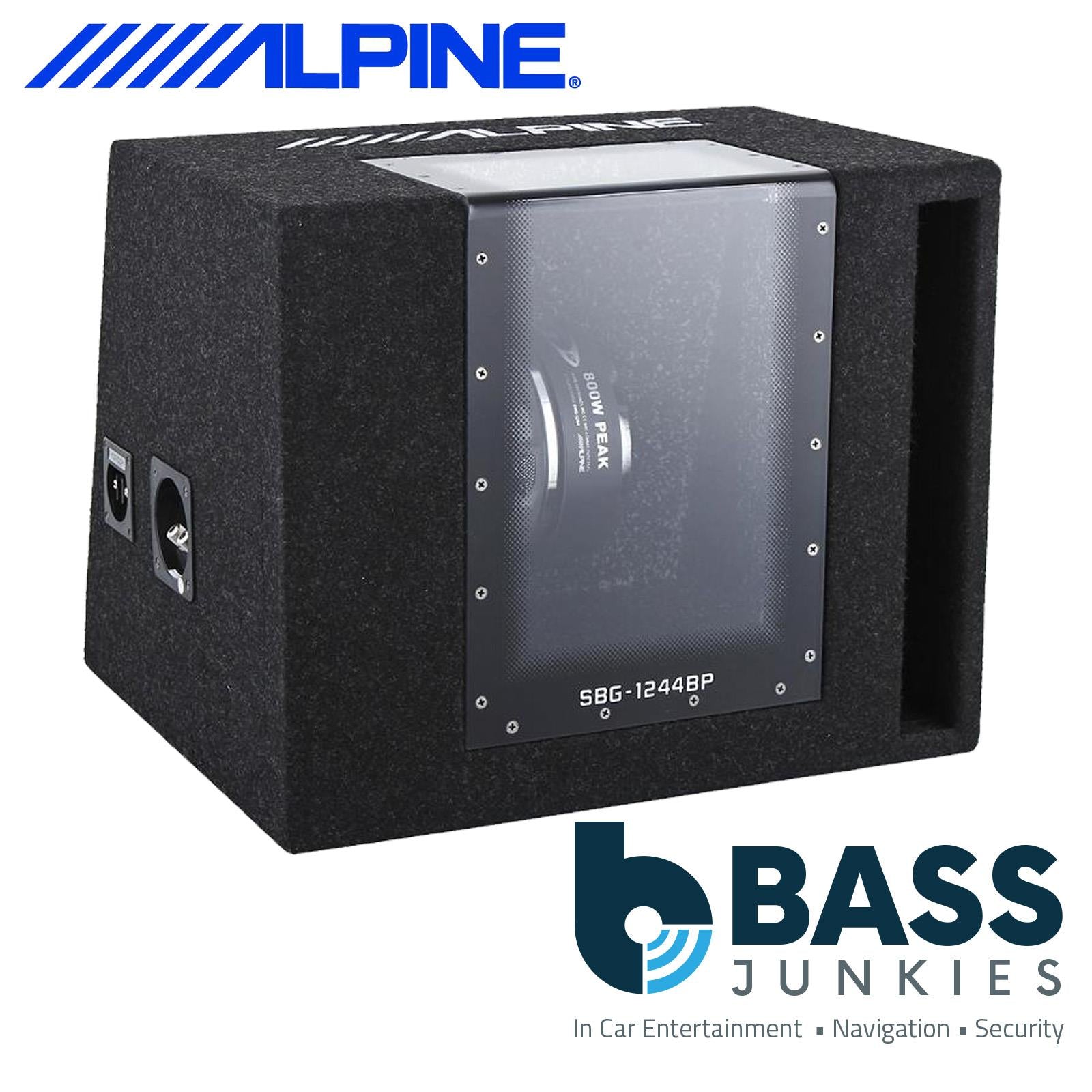 Alpine SBG-1244BP 12" Inch 800 Watts 4 Ohms Band Pass Car Subwoofer Bass Box