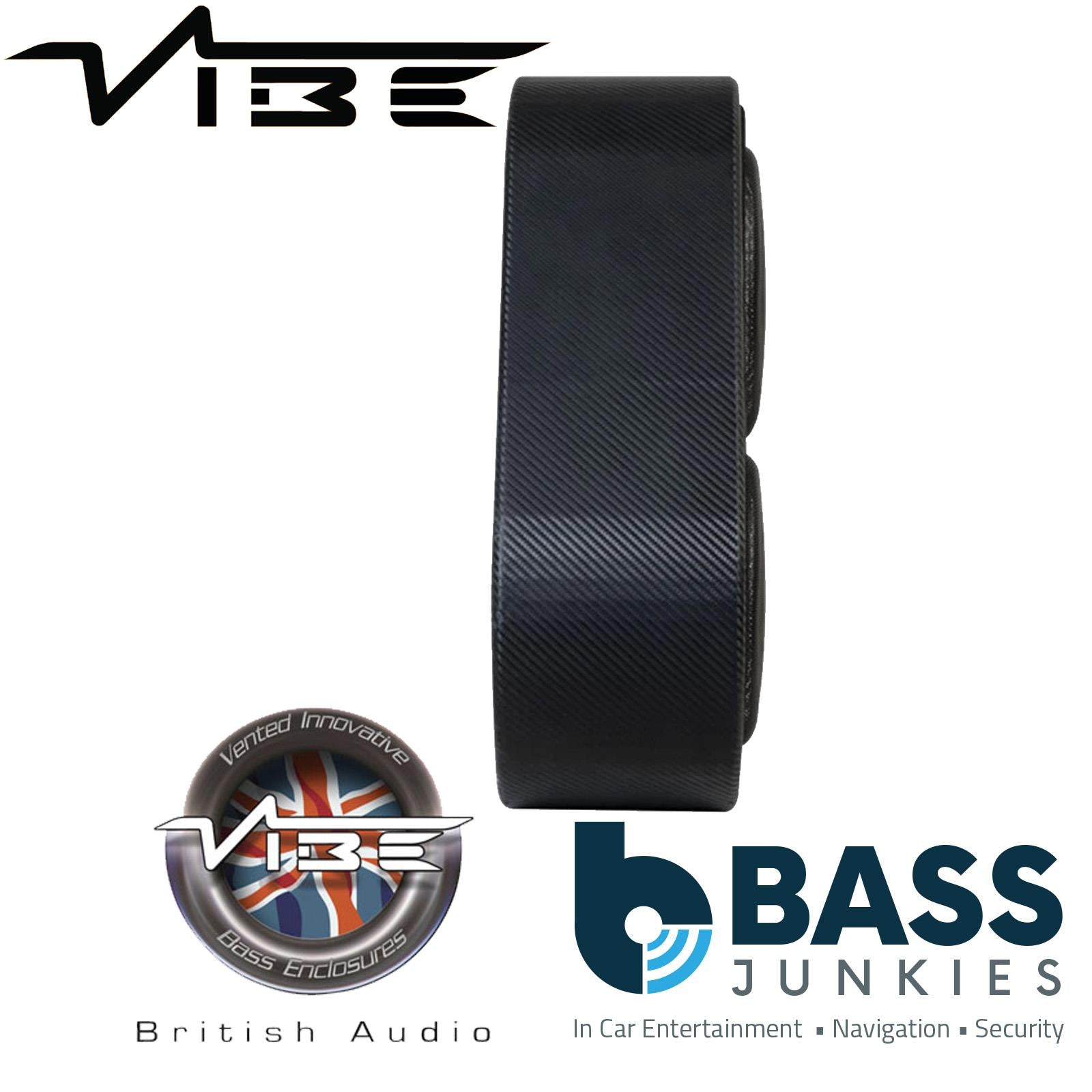 Vibe BLACKAIRP8-V6 8" 1500 Watts Passive Car Sub Bass Box & Vibe Powerbox Amplifier With Amp Kit