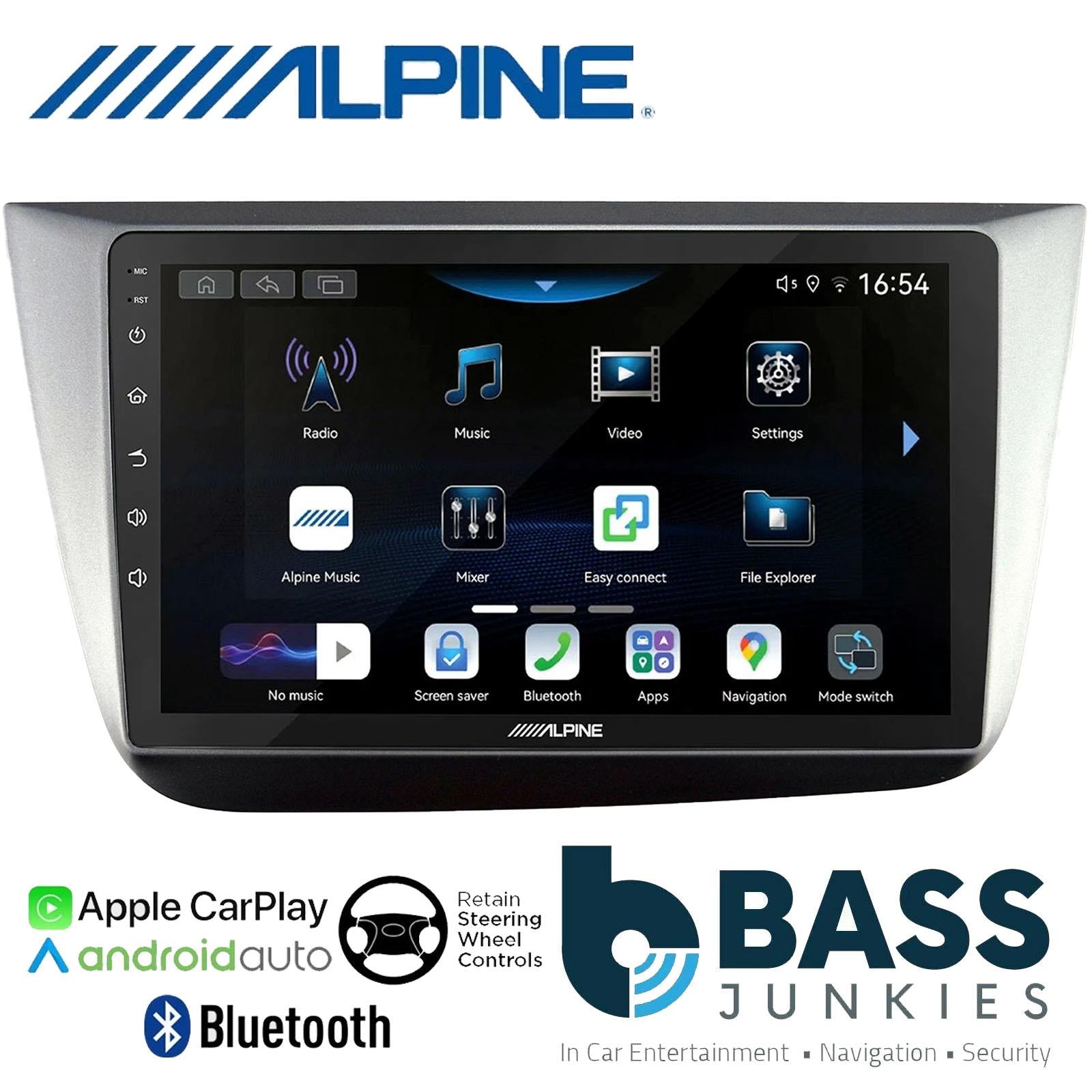 Alpine 9" CarPlay Android Car Stereo Fitting Kit For Seat Altea RHD 2004 - 2015
