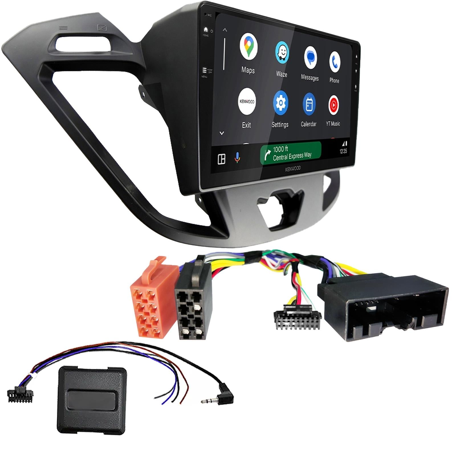 Kenwood 9" CarPlay Android Car Stereo Fitting Kit For Ford Transit Tourneo 17 On