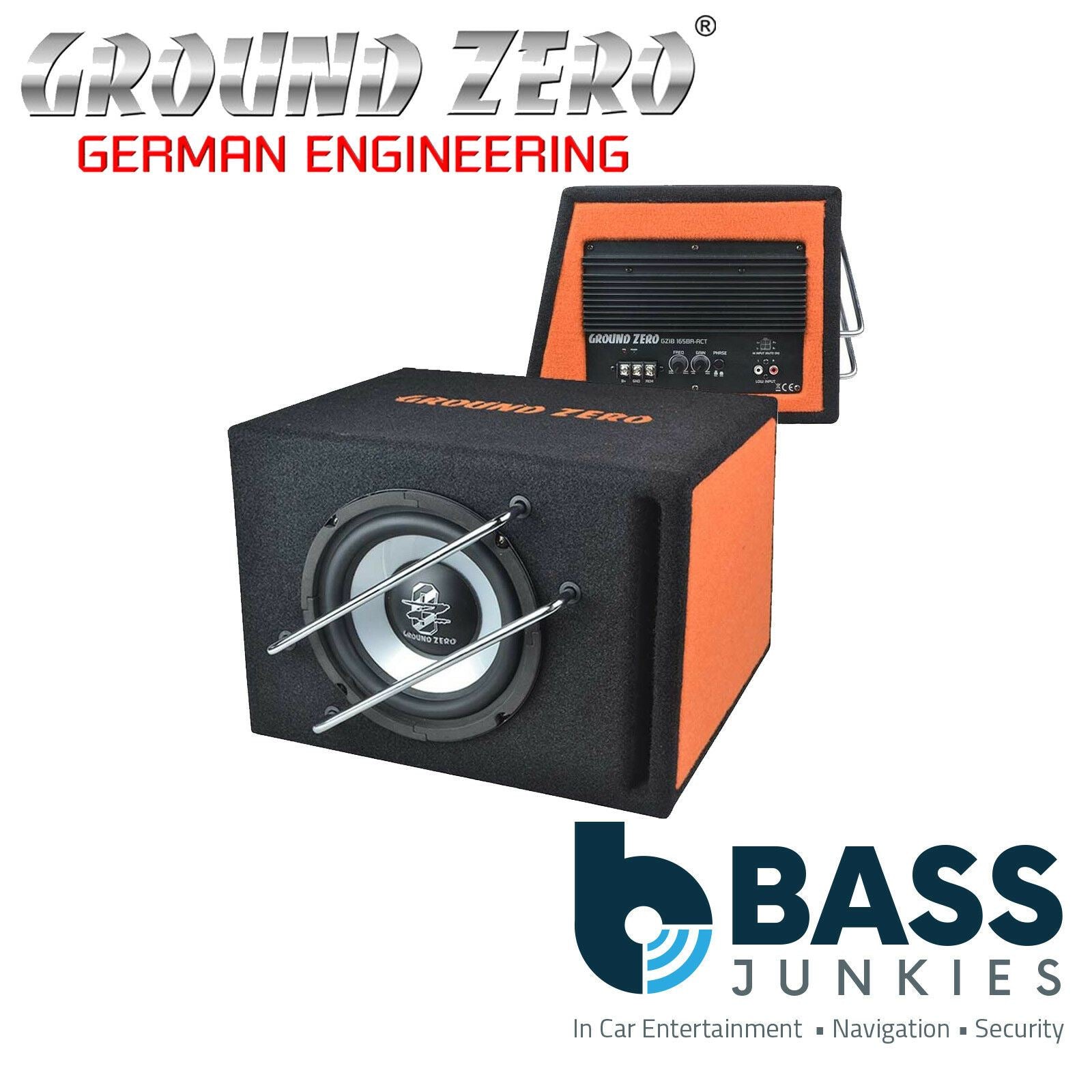 Ground Zero GZIB 165BR-ACT - Active subwoofer box - 16,5 cm / 6.5" Subwoofer - 150 W Max