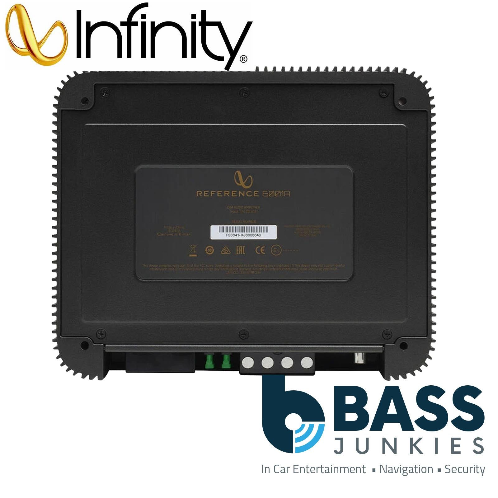 Infinity By Harman 6001A - 600 Watts RMS Mono Subwoofer Car Amp Amplifier