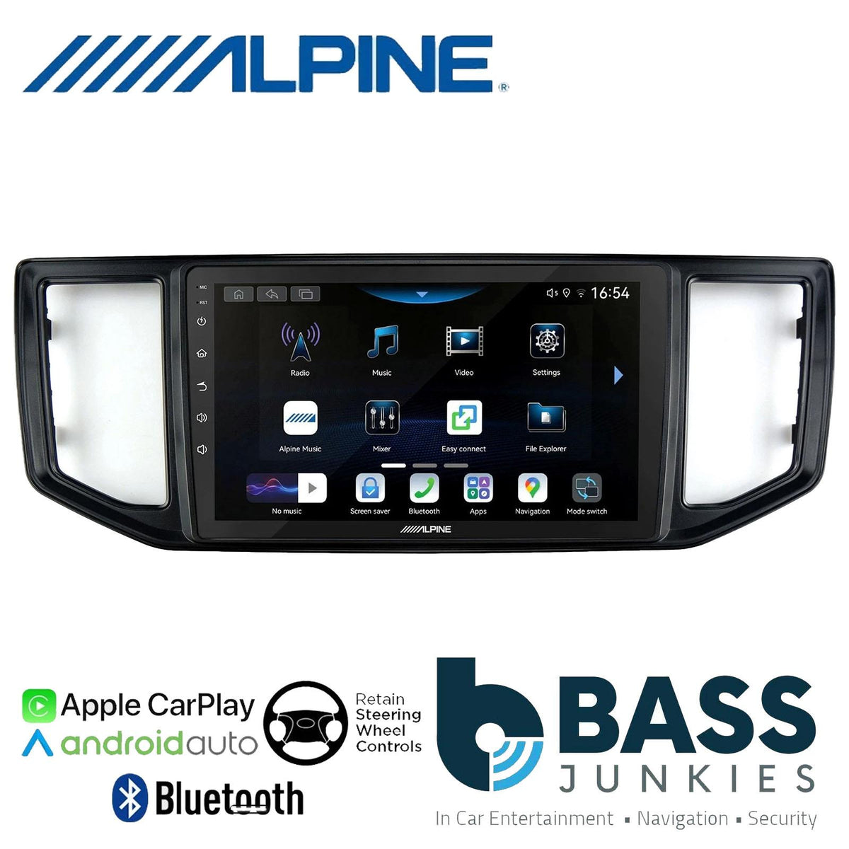 Alpine 9" CarPlay Android Car Stereo Fitting Kit For Volkswagen Crafter 2017 On