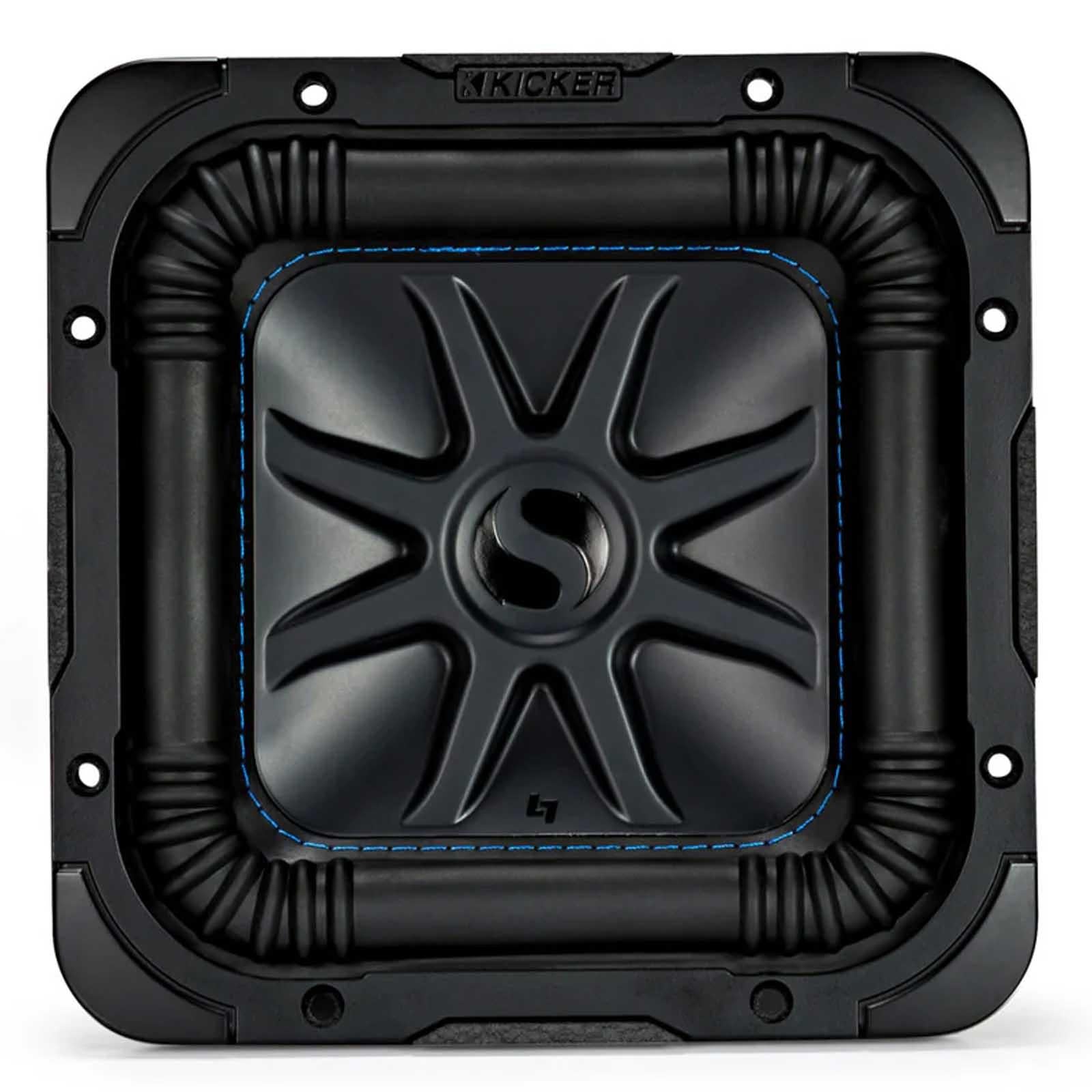 Kicker 44L7S104 - 1200 Watts 10" Solo-Baric L7S Square 4 Ohm Sub Subwoofer