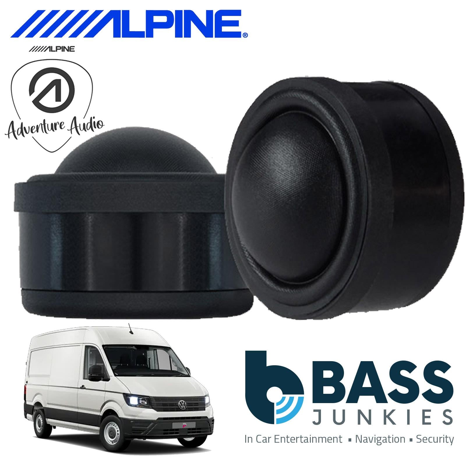 Alpine SPC-106CRA2 - 360 Watts 6.5" Front Door Car Speakers for Volkswagen Crafter 2 & MAN TGE
