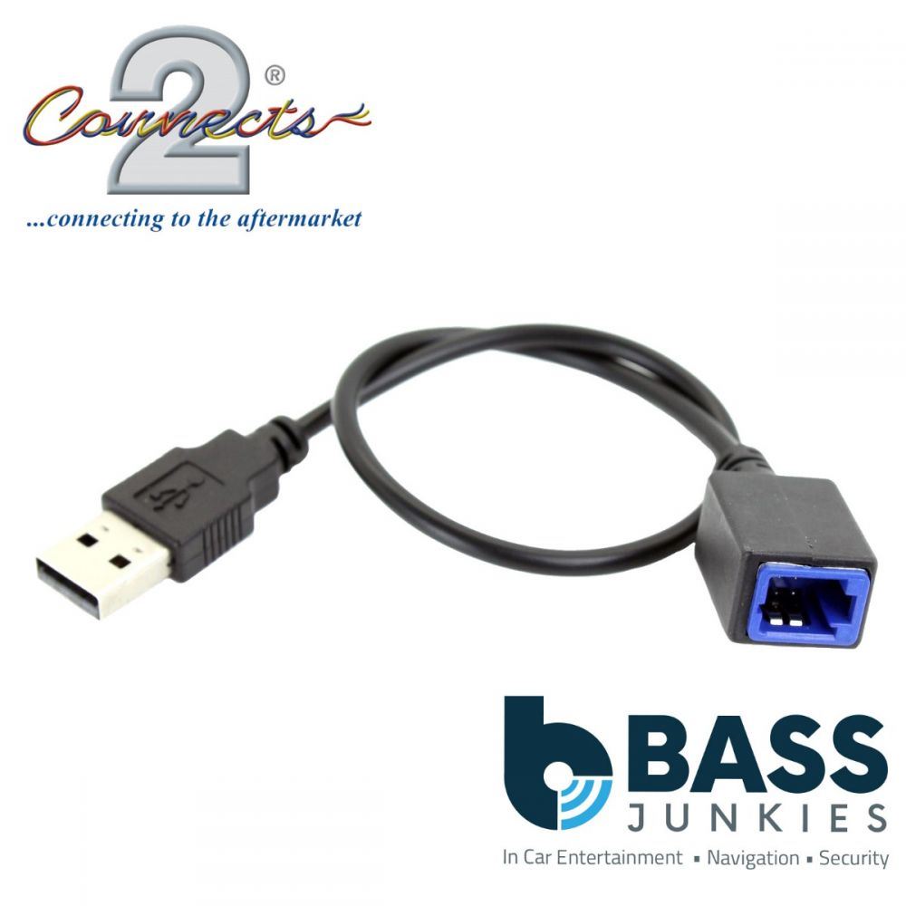 Connects2 CTNISSANUSB.2 Nissan Juke Leaf and Other Models Car Stereo USB Retention Interface Cable Kit