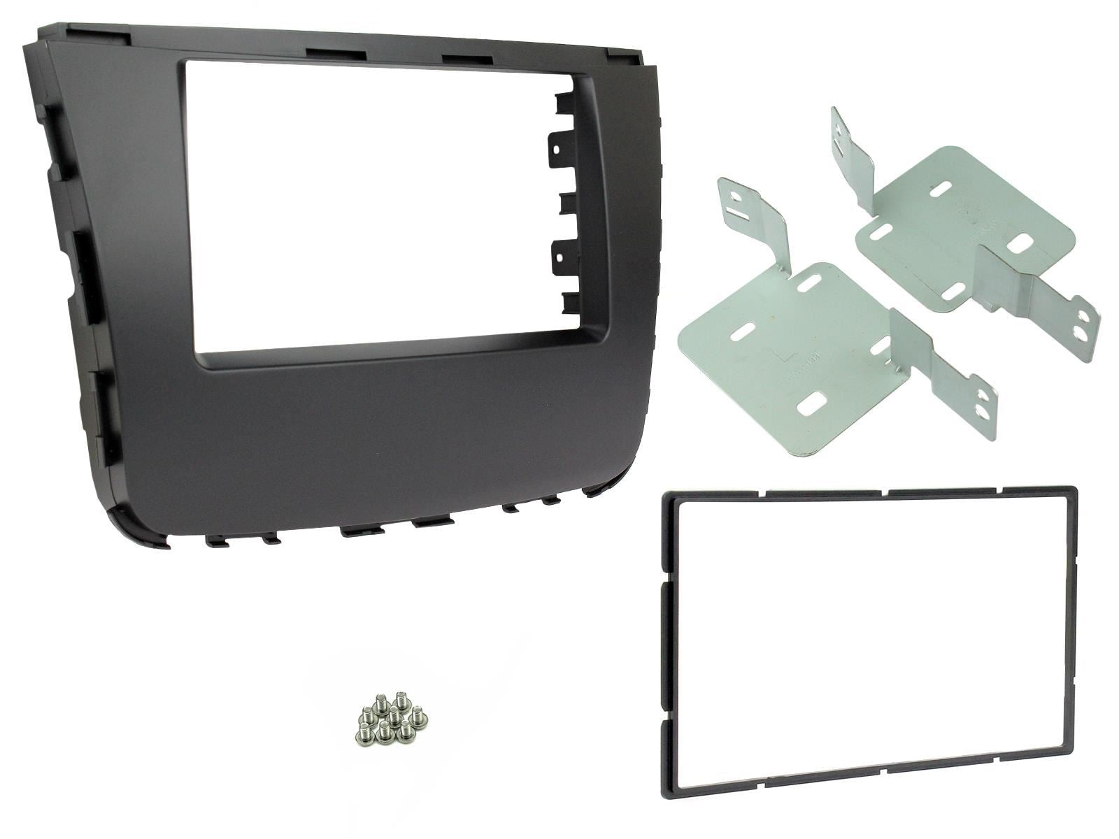 Connects2 CTKSY08 - SSangYong Musso 2018 Onwards Double Din Fascia & Steering Wheel Interface Installation Kit