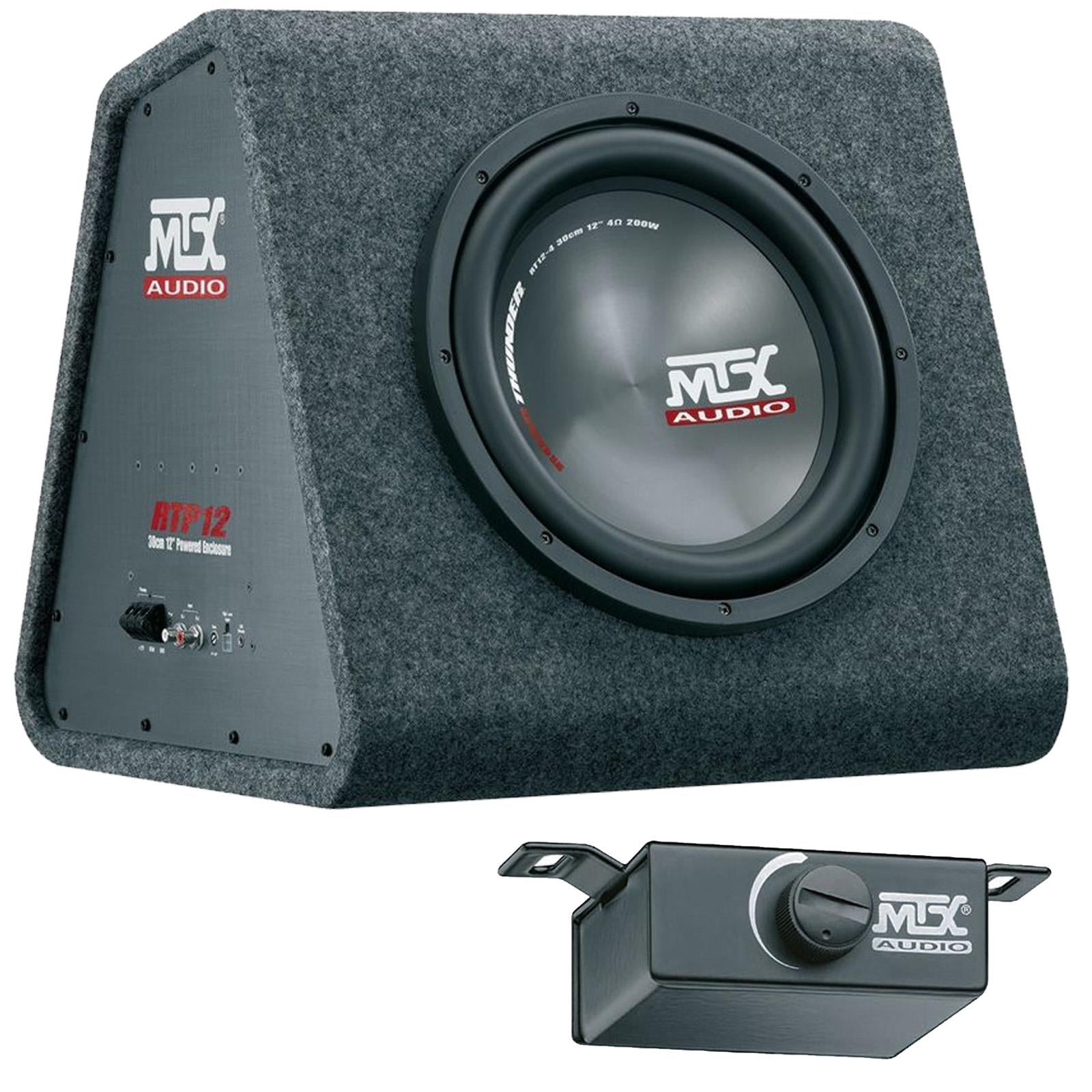 MTX RTP12 - Road Thunder 660 Watts 12" Amplified Car Bass Box Sub Enclosure