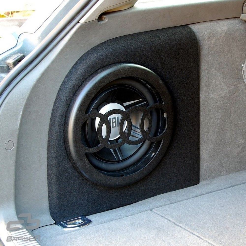 T1 Audio - Audi A4 Avant B6 2000 - 2006 Left Arch Custom Fit 10" Car Sub Subwoofer Bass Box