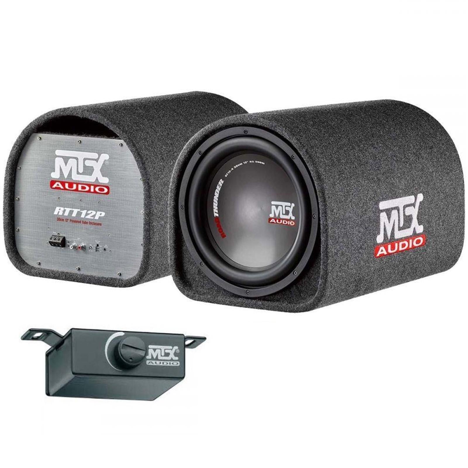 MTX RT12P 660 Watts 12" Active Amplified Sub Subwoofer Enclosure Box Car Bass Tube