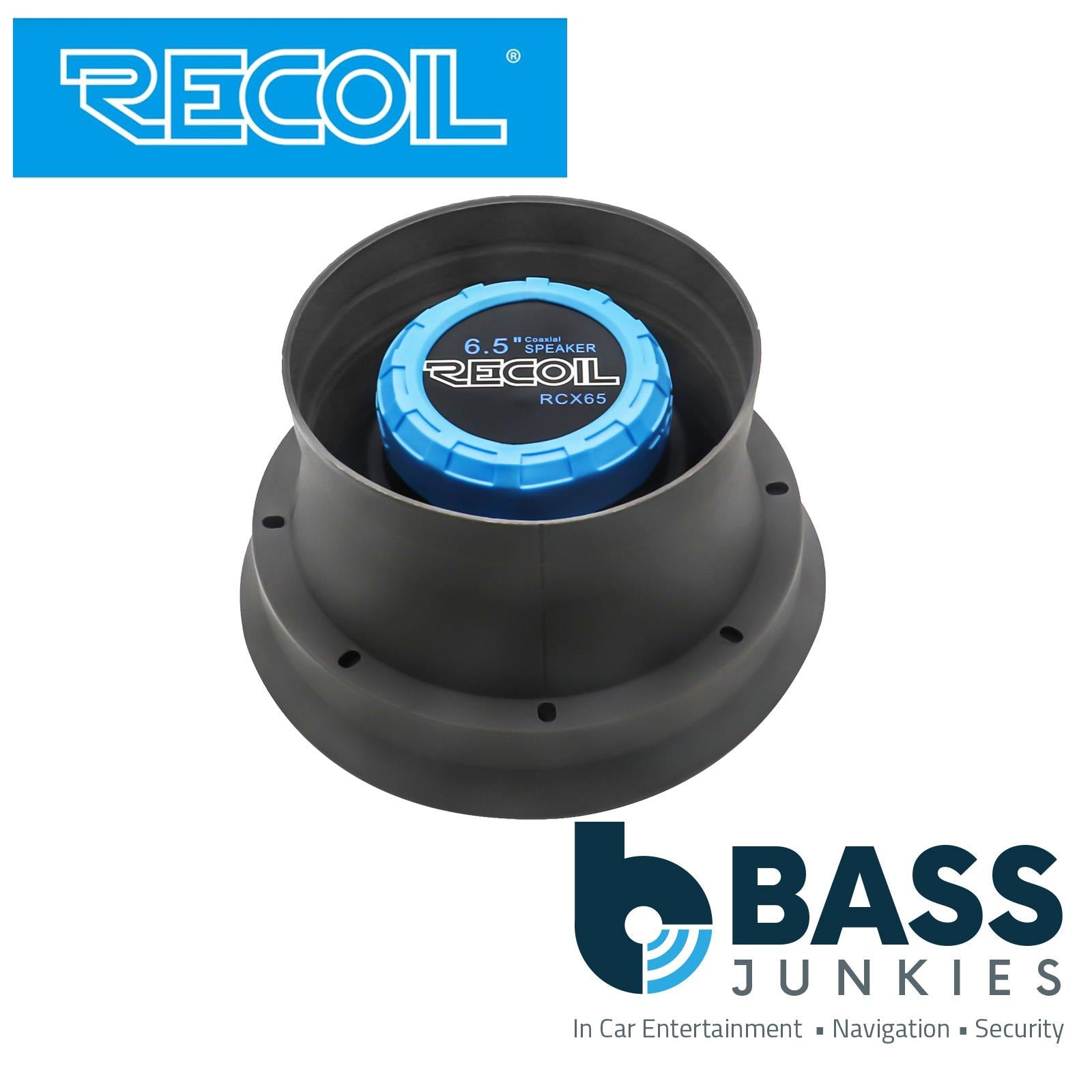 Recoil SPB65 - 17cm 6.5″ Waterproof Silicone Car Speaker Baffle & Isolator Kit