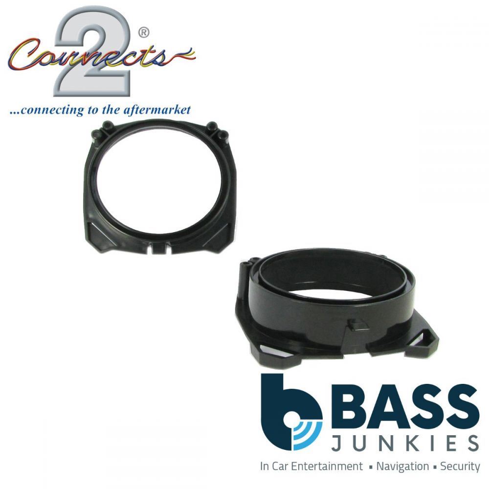 Connects2 CT25FD02 - Ford Fiesta 1989 - 1996 130mm 5.25" Rear Side Shelf Car Speaker Adapter Brackets