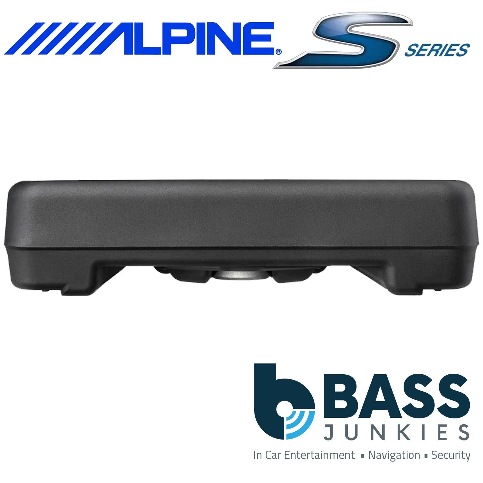 Alpine SS-SB10 - 10" 600 Watts Underseat Shallow Car Sub with Alpine 550 Watts Amp Package
