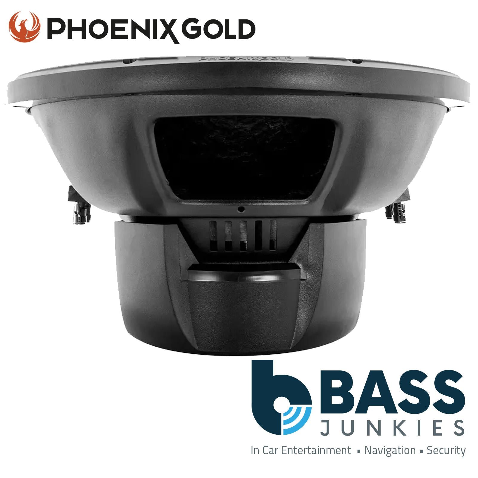 Phoenix Gold GX12D4 - 800 Watts 12" 30cm Car Subwoofer Sub & MDF Bass Box