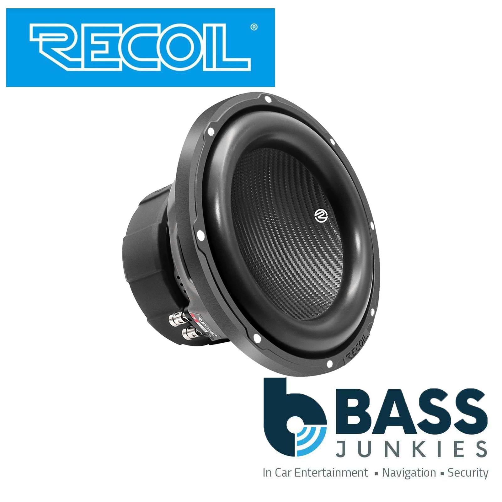 Recoil PW12D4 - 1400 Watts Echo Pro Series 12-Inch Dual 4-ohm Car Subwoofer