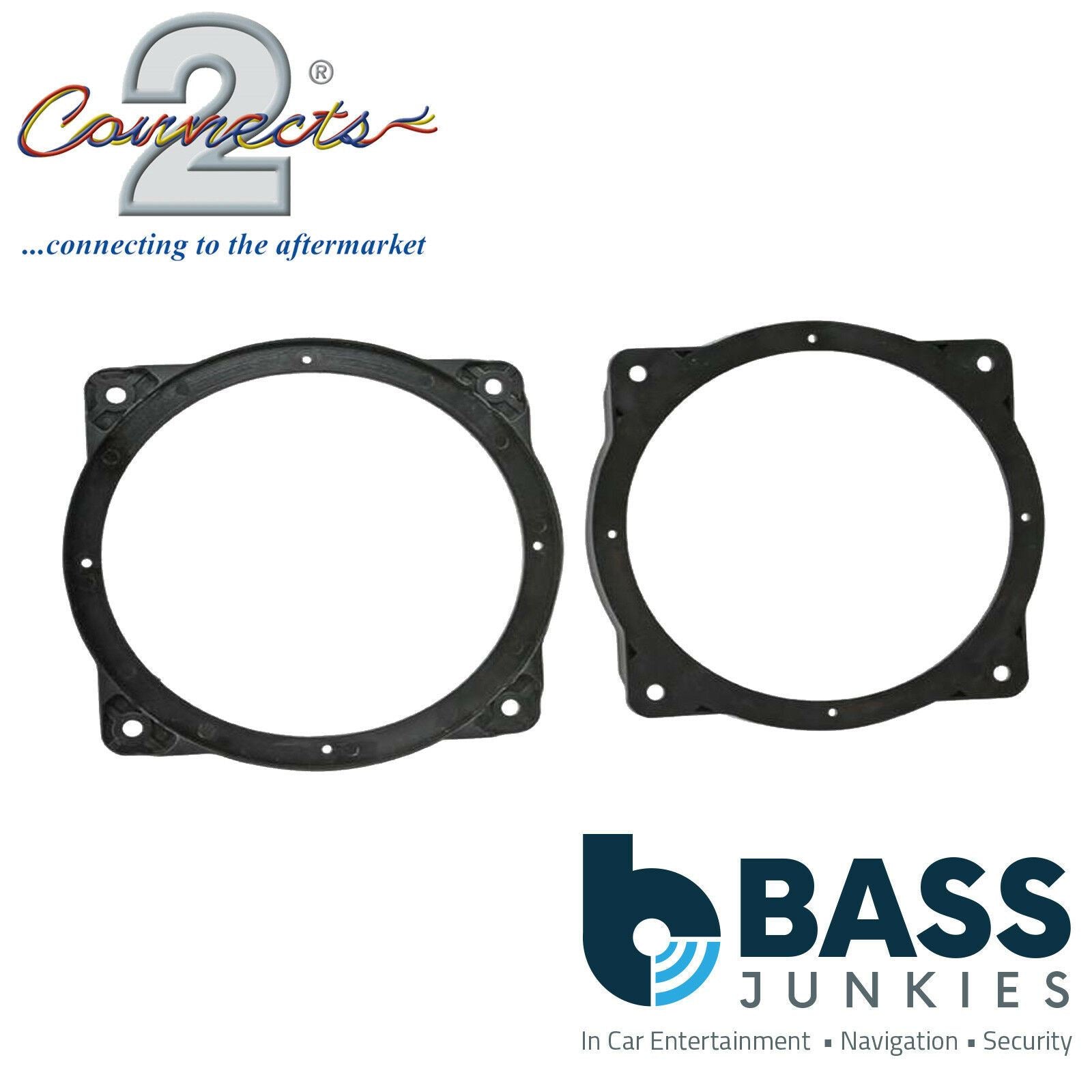 Connects2 CT25HY06 - Hyundai i40 2011 Onwards 165mm 6.5" Front or Rear Car Speaker Adapter Brackets
