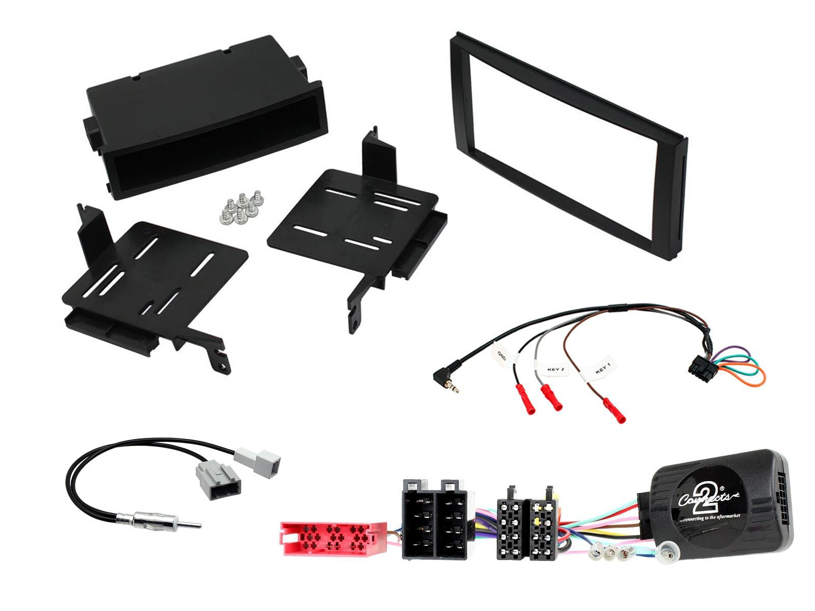 SONY XAV-1550D DAB+ Smart Bluetooth Car Radio + Stereo fitting kit + Steering Wheel Controls Loom Hyundai Santa-Fe Vehicles 2010-2012