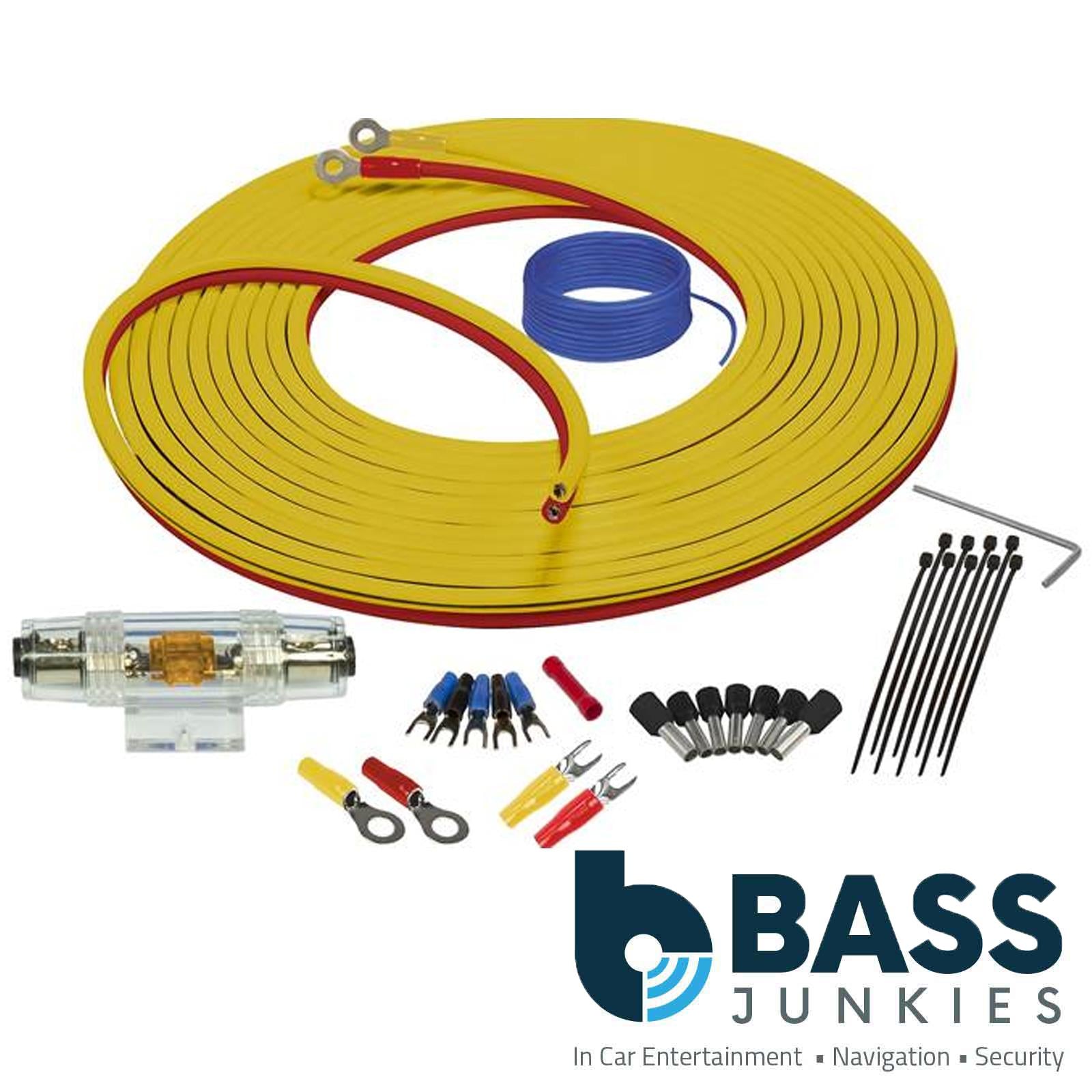 Stinger SEA4287 - Marine Compliant 8 Gauge 7m with Dual Siamese Power/Ground Wiring Kit