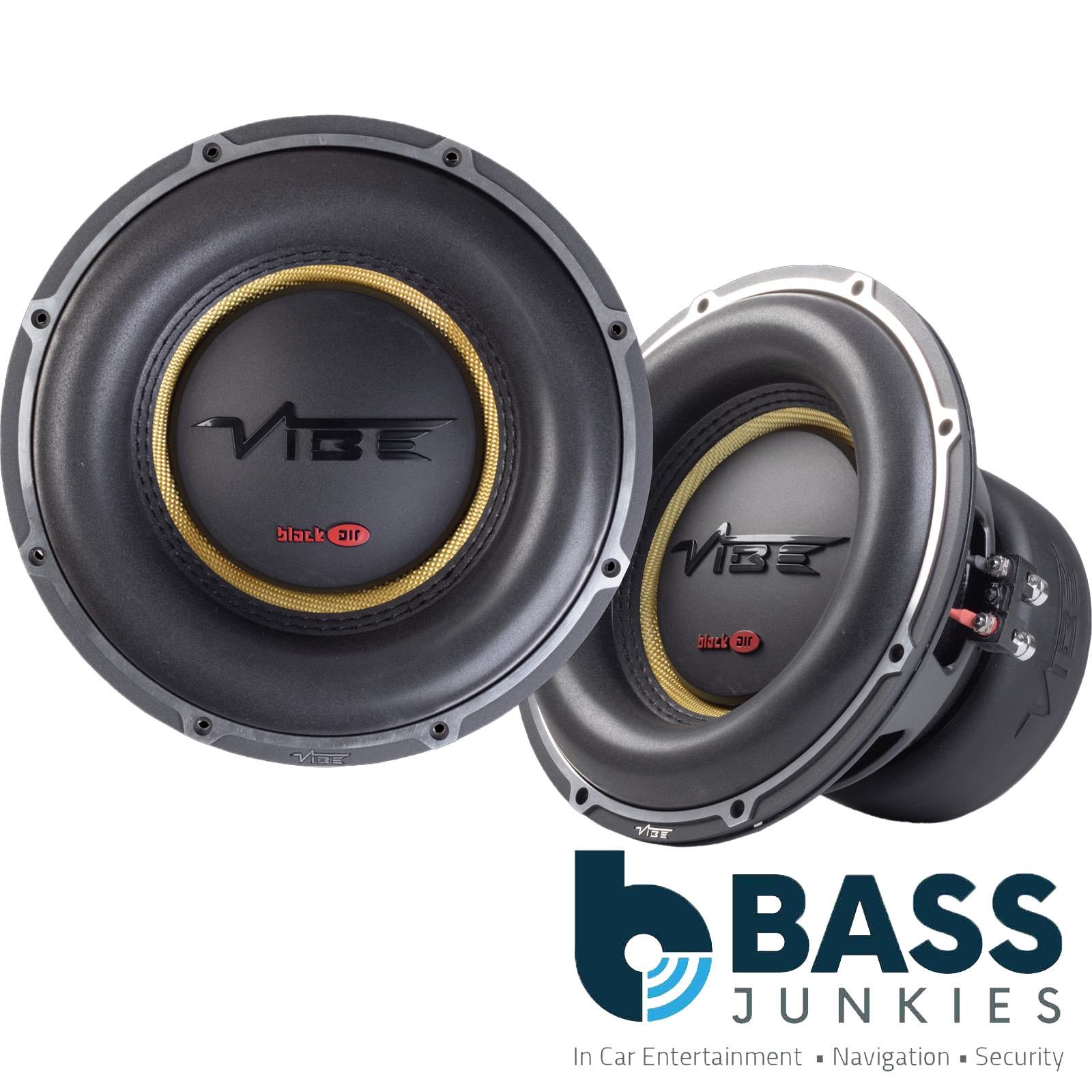 Vibe BA10D2-V5 - 10" 2250 Watts Dual 2 Ohm Car Van Sub Subwoofer