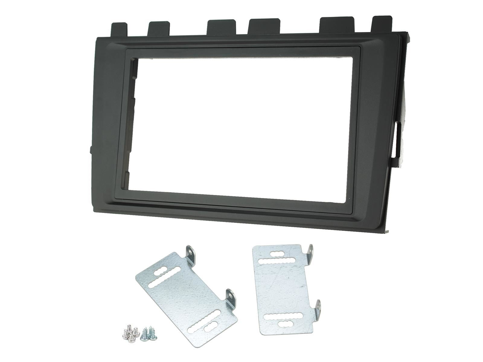 Grundig 6.8" Apple Android Double Din Stereo Fitting Kit + Steering Wheel Stalk Controls to fit VW Polo 2018-21