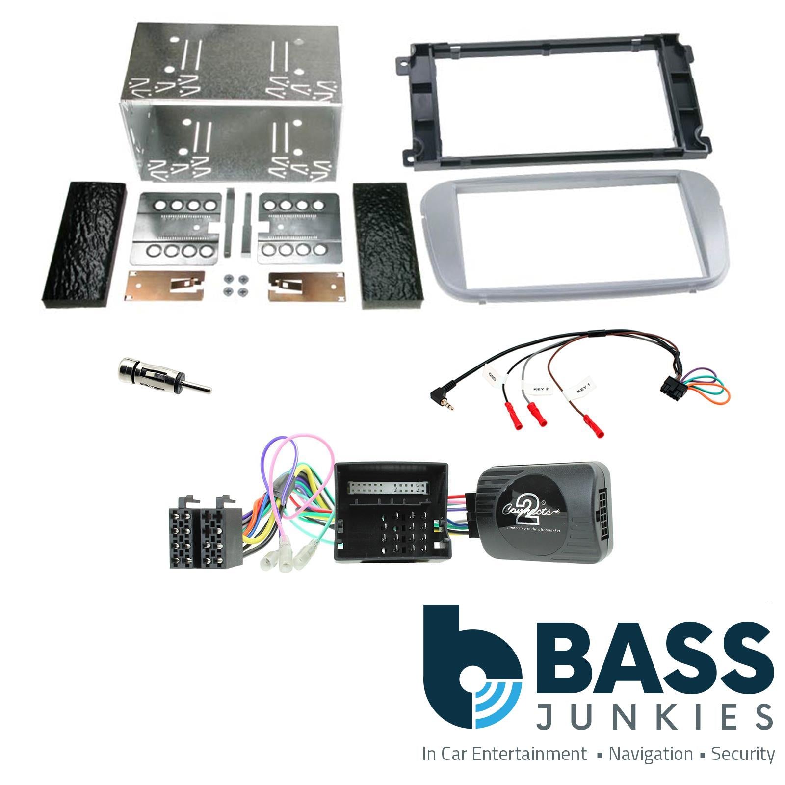 Connects2 Double Din Stereo fitting kit for Ford Focus	 2007-2011 | Mondeo 2007-2014 Vehicle Specific Stereo Screen Steering Controls Fitting Kit