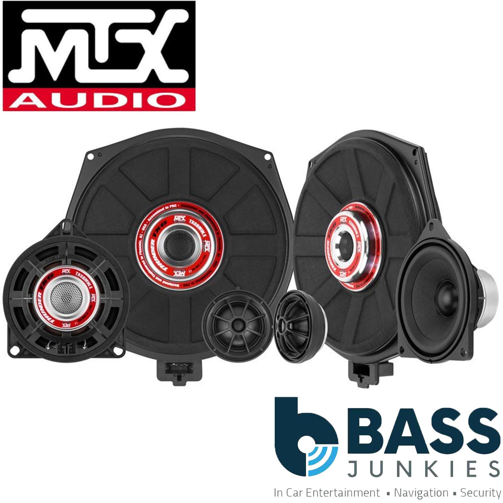 MTX TX6BMWF - BMW & Mini Underseat Subwoofers Car Speakers & Tweeters Upgrade Kit