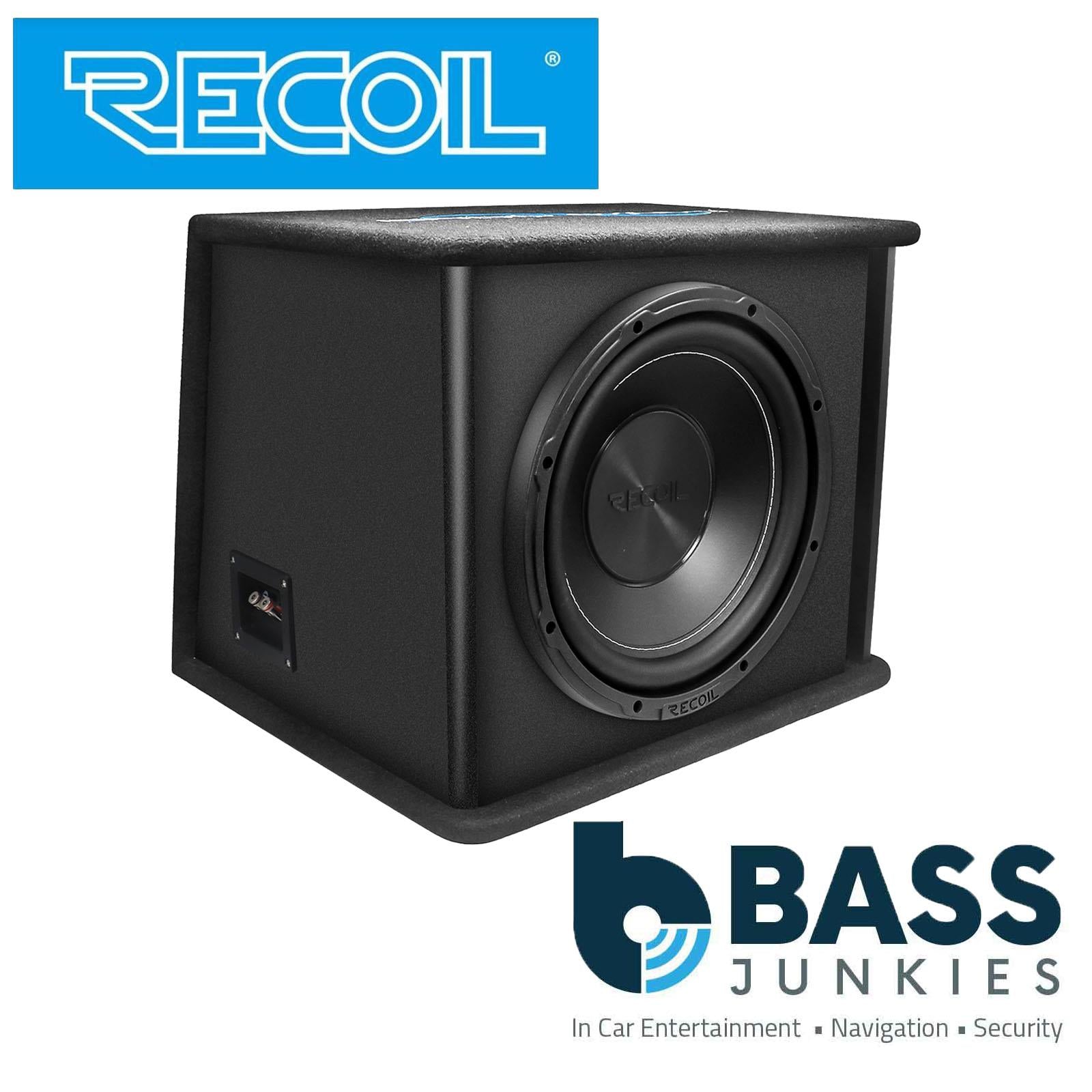 Recoil RS10 - 10" 500 Watts Vented Passive Car Subwoofer Bass Box Enclosure