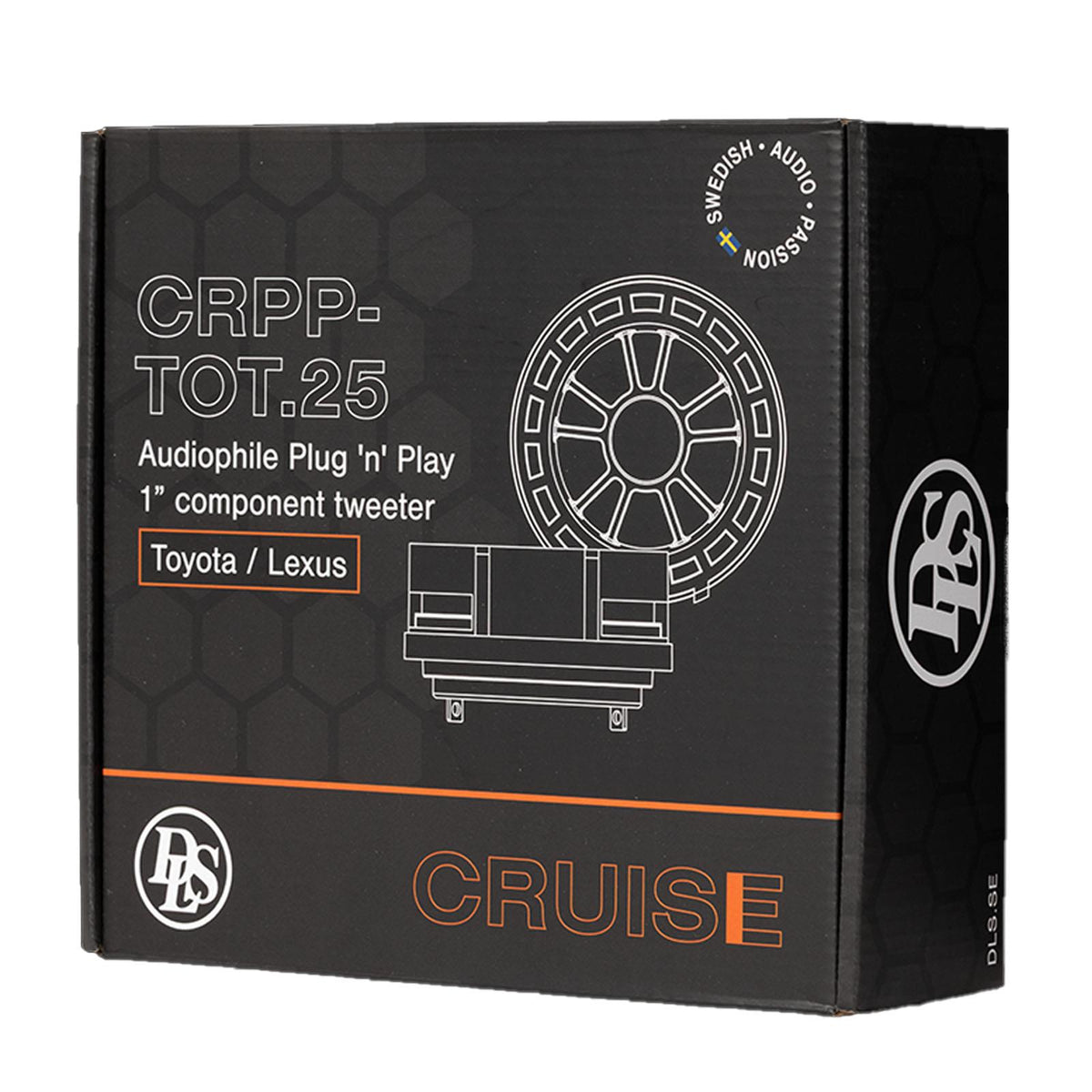 DLS CRPP-TOT.25 Toyota Lexus Subaru 1" 100 Watts Plug & Play Car Tweeter Kit