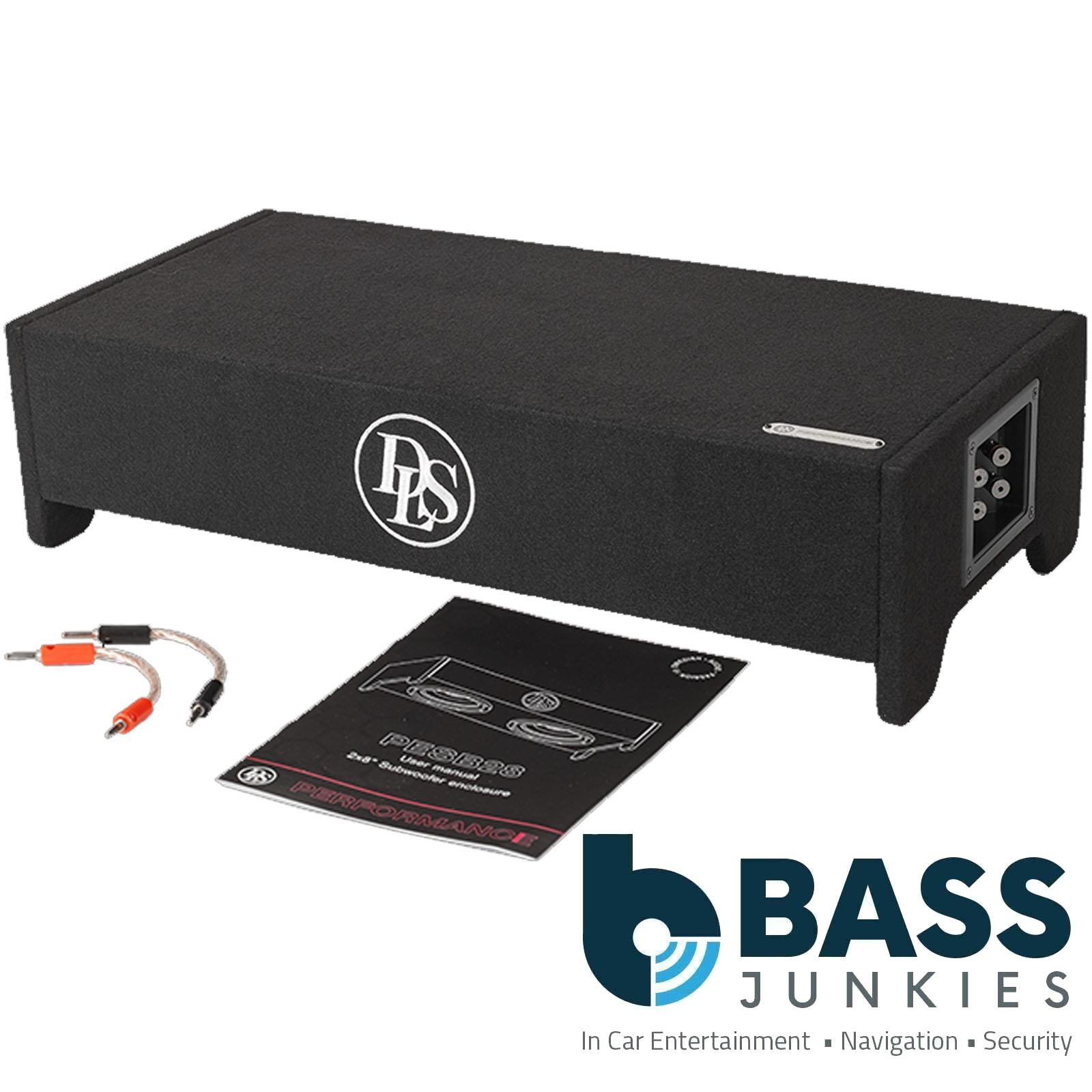 DLS PESB28 - Cruise Series 2x8" 2x20cm 800 Watts Sealed Enclosed Car Subwoofer