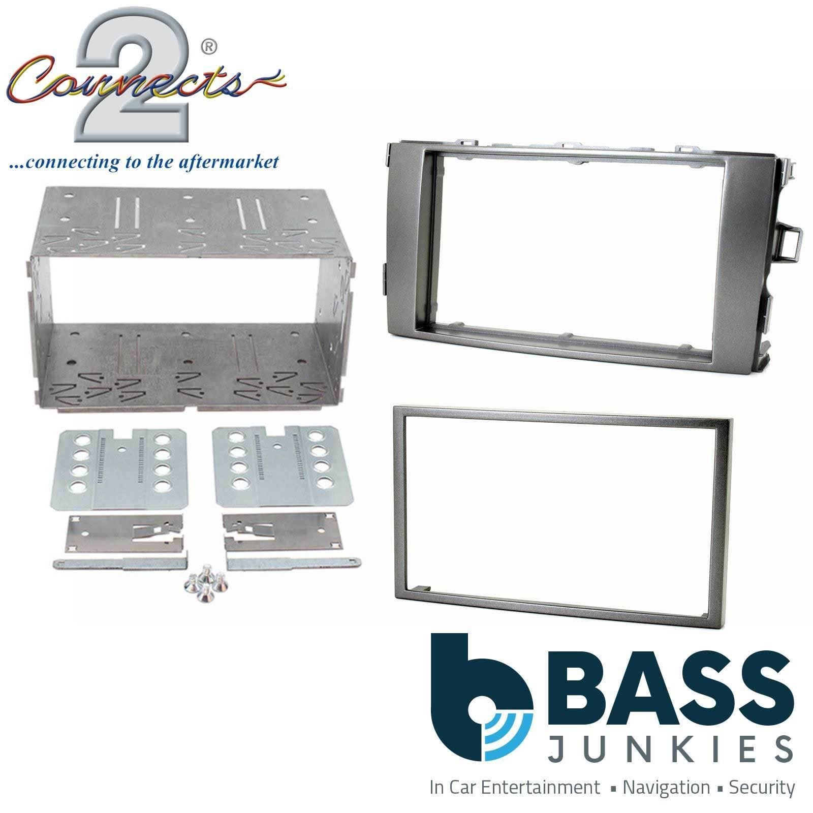 Connects2 CT23TY24 - Toyota Auris 2007 - 2013 Double Din Fascia Panel & Cage Kit
