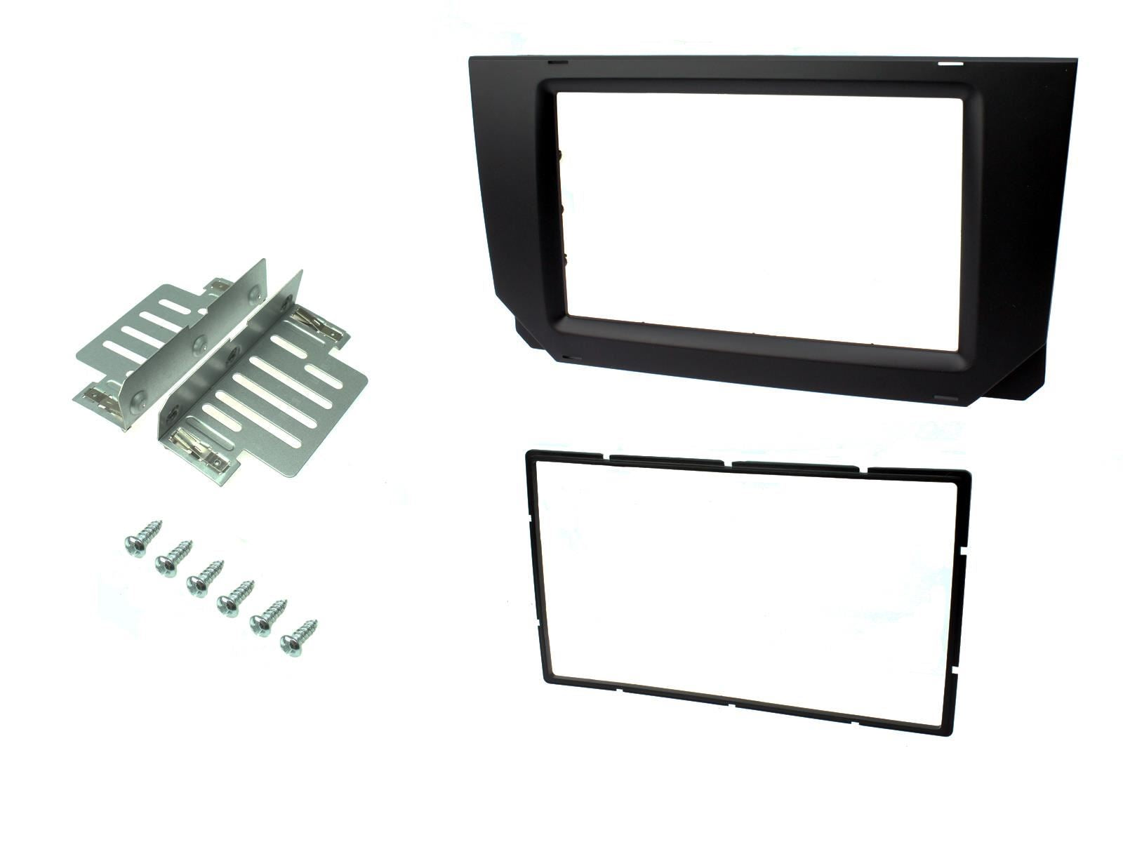 Grundig 6.8" Apple Android Double Din Stereo Fitting Kit + Steering Wheel Stalk Controls to fit Seat Arona 2017-21 | Seat Ibiza 2017-21