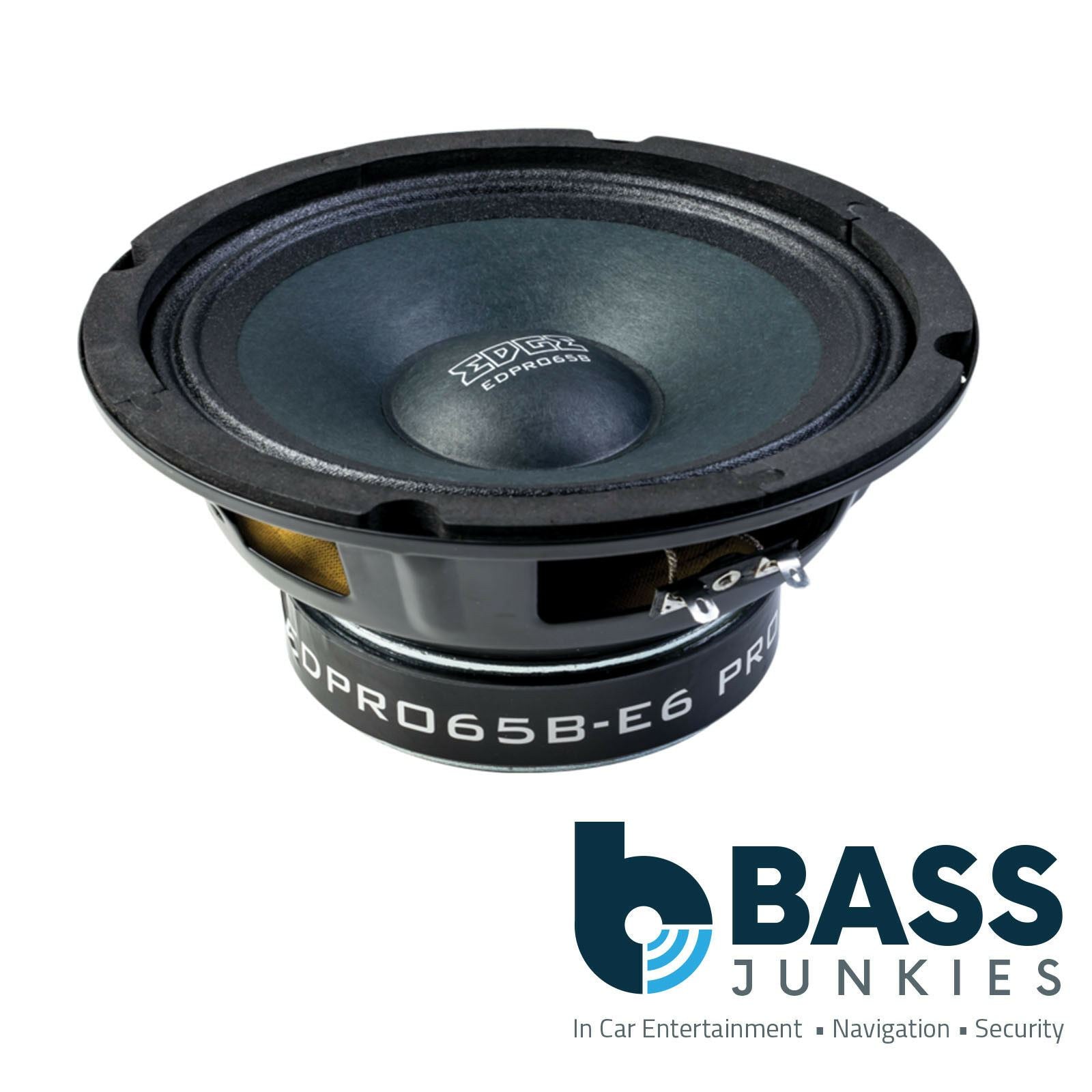 Edge EDPRO65B-E6 150 Watts 6.5" Midrange Car Speaker (Pair)