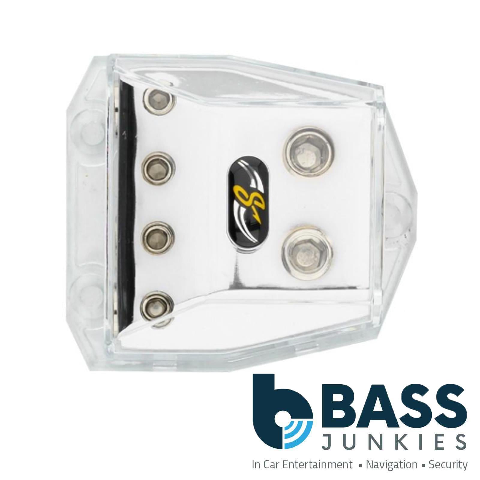 Stinger SHD21 Power Distribution Block 1/0GA & 4GA In, 4GA/8GA Out