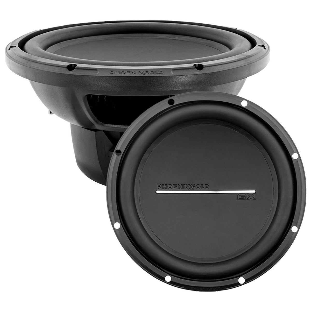 Phoenix Gold GX12D4 12" 1600W Subwoofer Pair 600W Amp Dual 12" Box & Wiring Kit