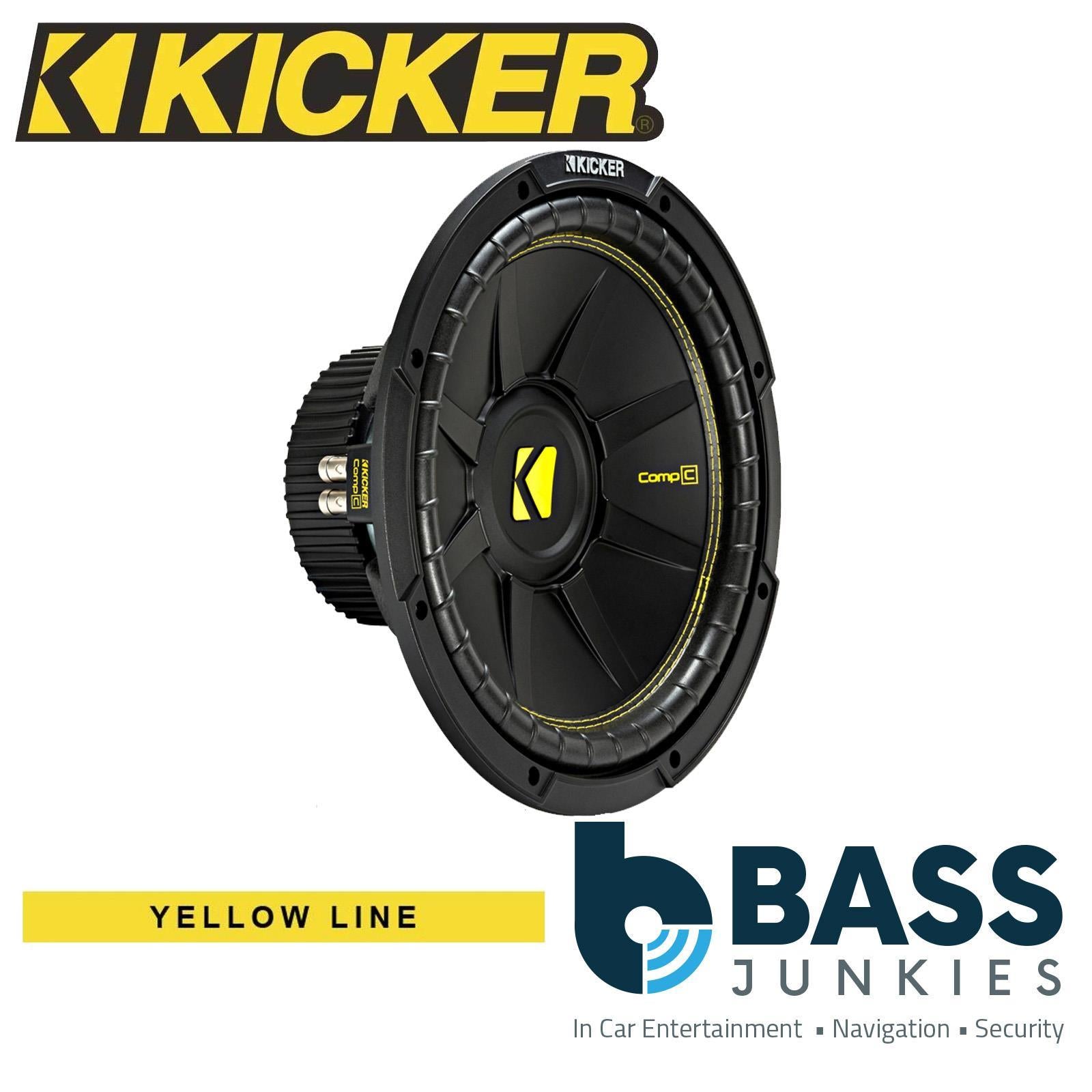 Kicker CWCS154 - CompC 15" 38cm 1200 Watts 4 Ohm Single Voice Coil SVC Car Subwoofer
