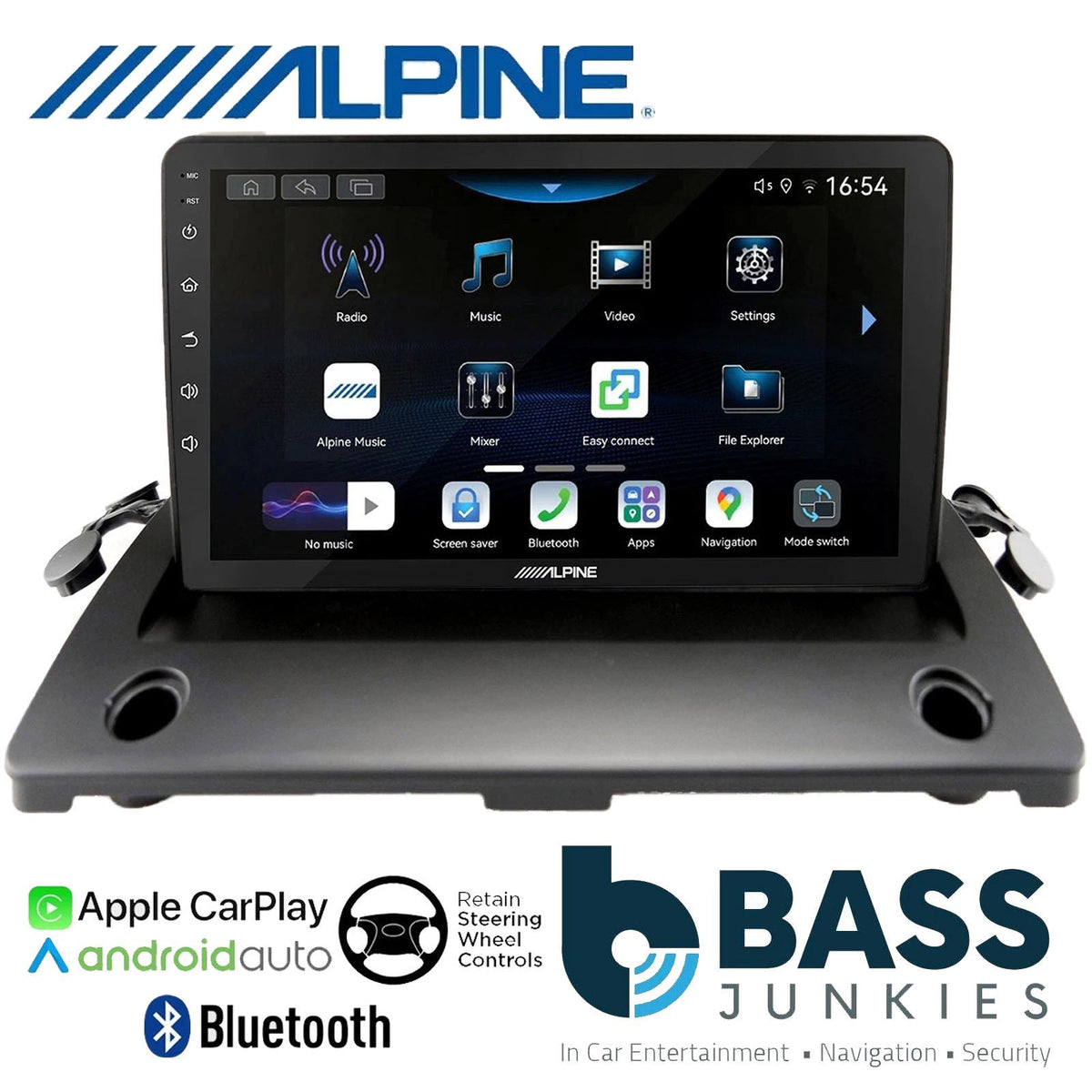 Alpine 9" CarPlay Android Car Stereo Kit For Volvo XC90 Most Amplified 02 - 14