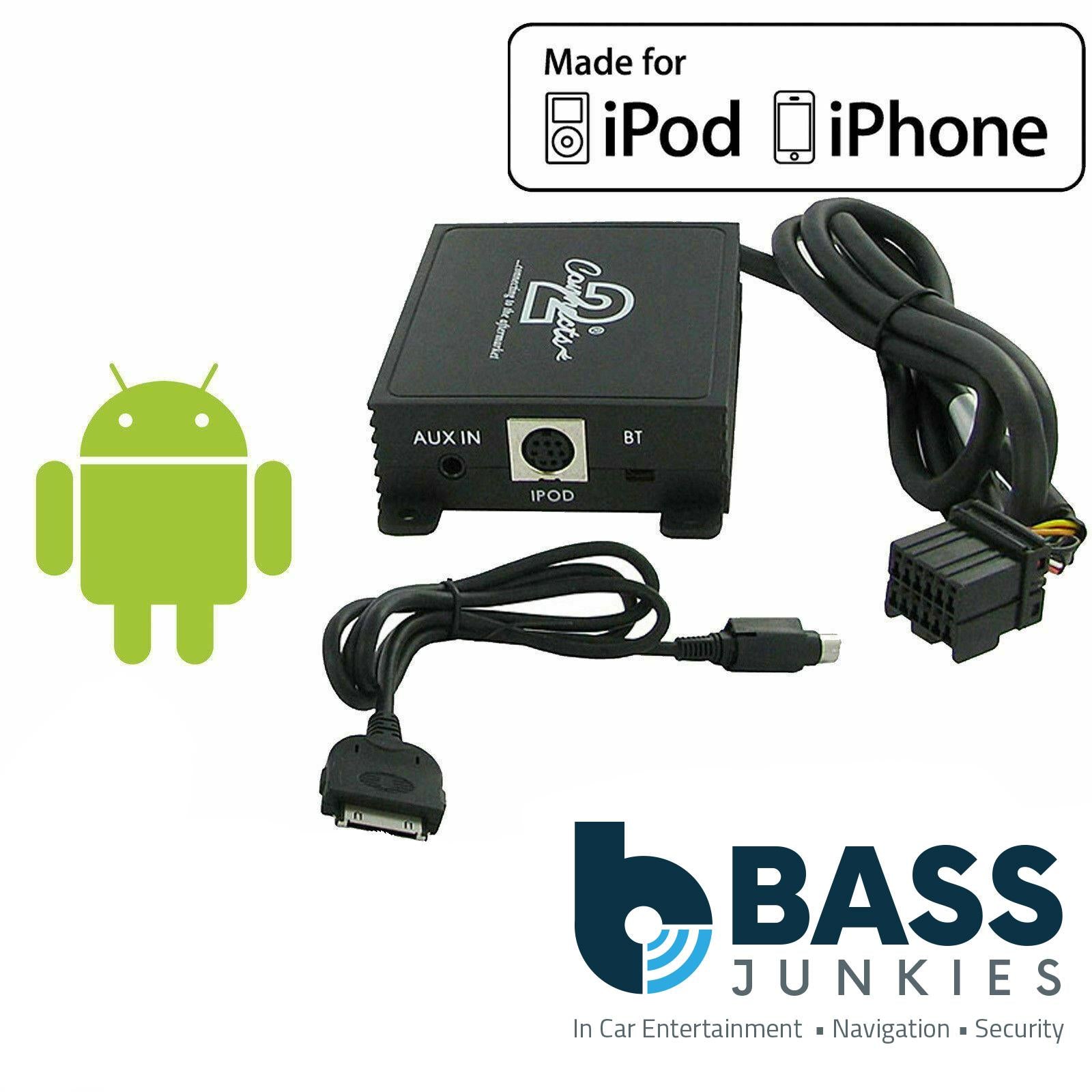 Ford Mondeo upto 2003 Car Radio Stereo iPod iPhone 4 5 6 & Aux Interface Adaptor