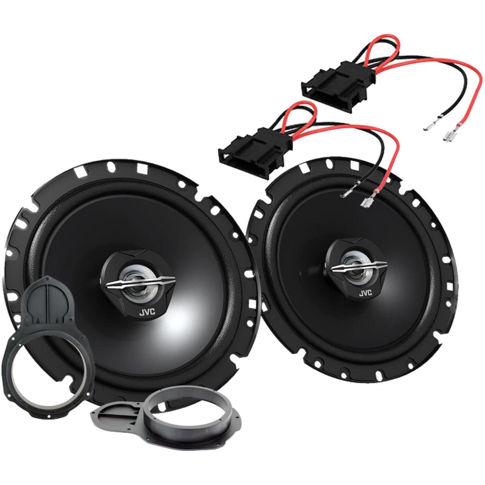 VW Passat B6 2006 - 2009 JVC 6.5" 17CM 600 Watt 2 Way Front Door Car Speakers.