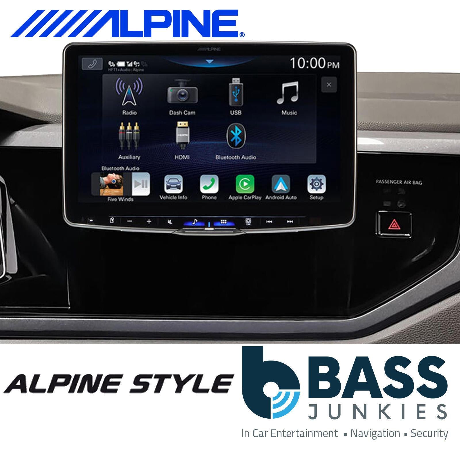 Alpine KIT-HALO-VW320 - Halo 9/11 Car Stereo Fascia Panel & Steering Wheel Interface Fitting Kit For VW Polo MK6