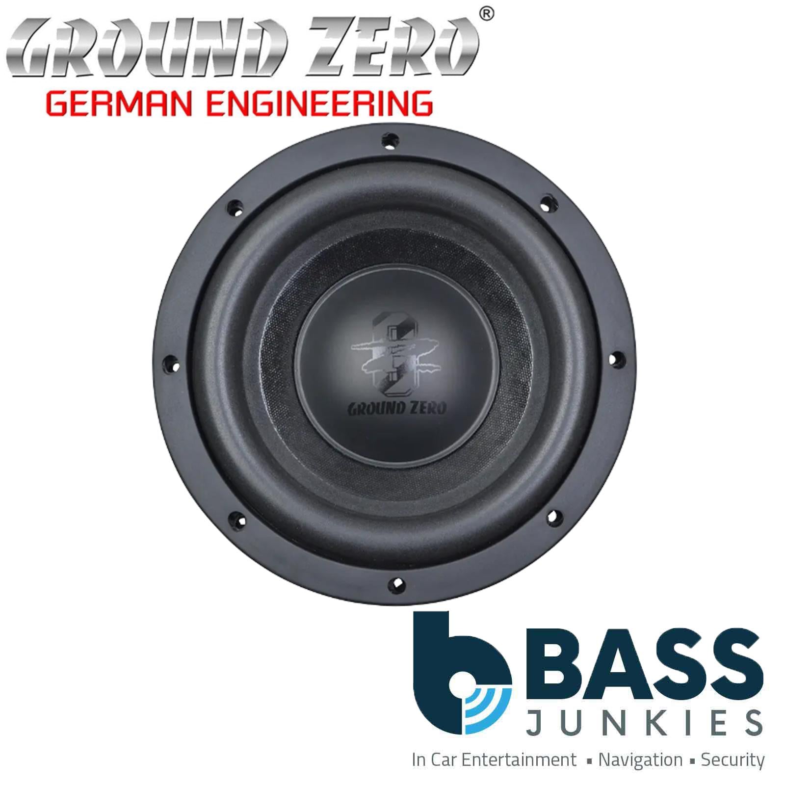 GROUND ZERO GZUW 8SQ-D2 300 Watts RMS 8″ Sound Quality Subwoofer