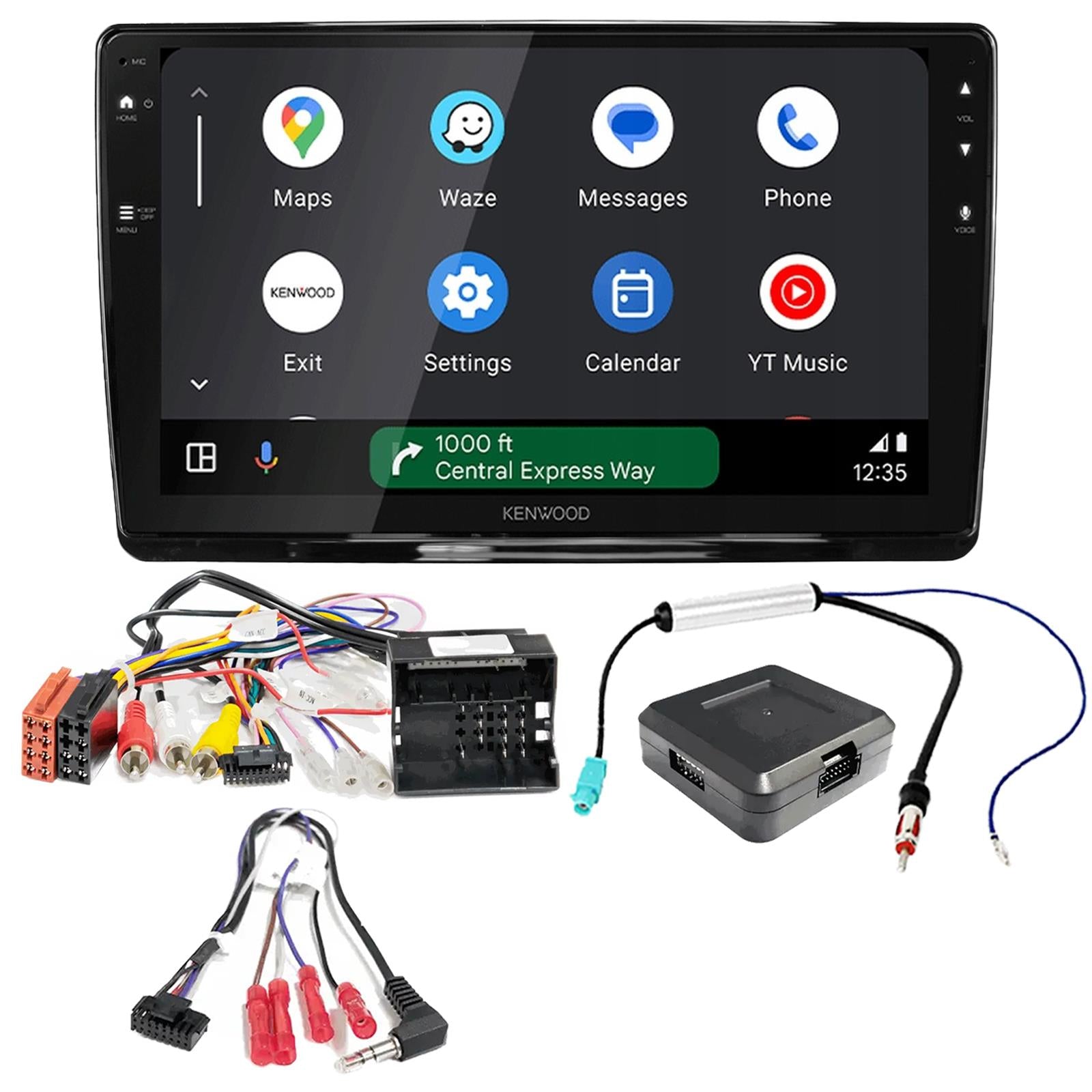 Kenwood 9" CarPlay Android Car Stereo Fascia Kit For Citroen C4L 2019 Onwards
