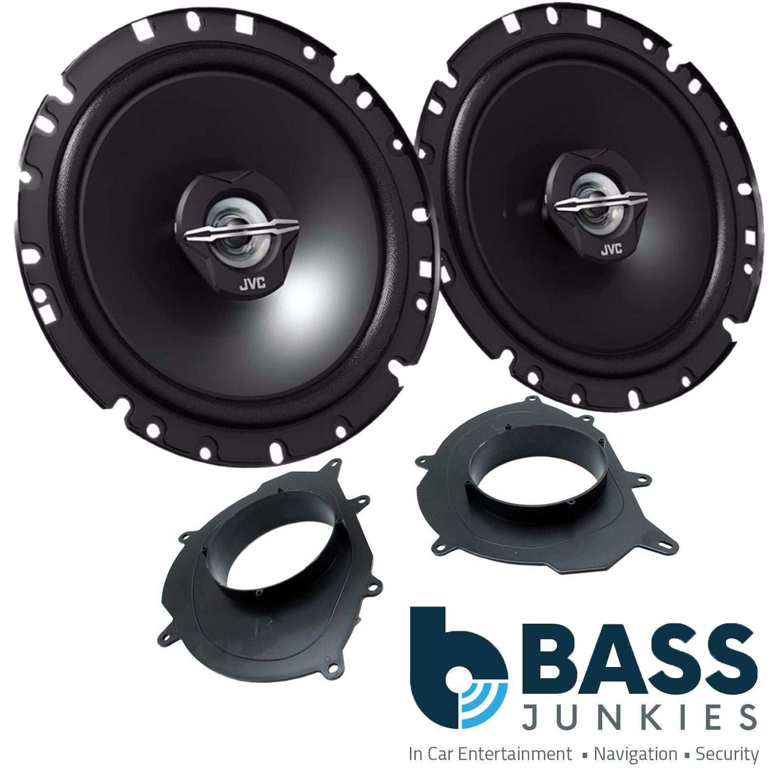 Renault Clio 13-14 JVC 17cm 6.5 Inch 600 Watts 2 Way Front Door Car Speakers