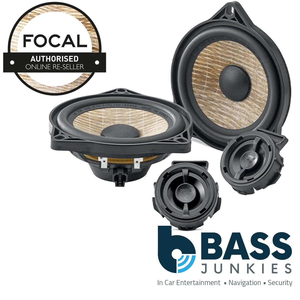 Focal IST3Y100 4" 160 Watts Coaxial Car Speakers For Tesla Model 3 2017 Onwards