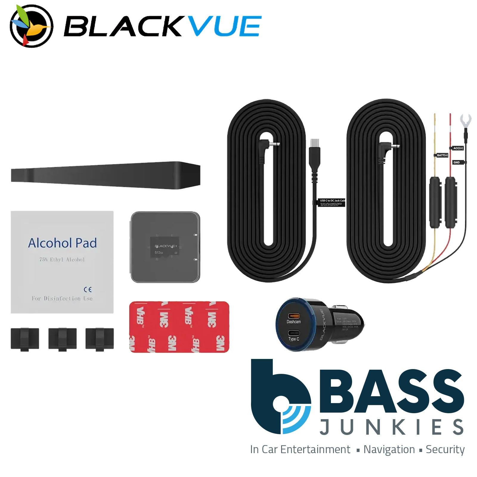 BlackVue Elite 8 - 1 Channel 256GB Black 2K HDR GPS WIFI Front Car Dash Camera