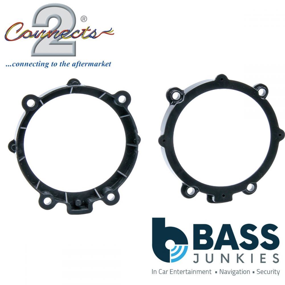 Connects2 CT25MC19 - Mercedes-Benz Vito Viano Sprinter Front Door 130mm 5.25" Van Speaker Adapter Brackets
