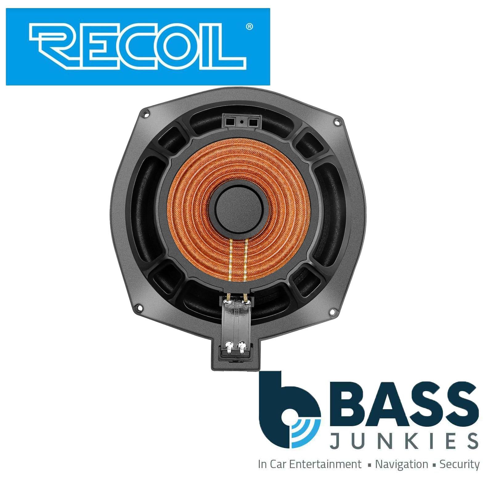 Recoil RBMW-8W - BMW 1, 3, 4, 5, 6 Series & X1, X3 Underseat Car Bass Subwoofers