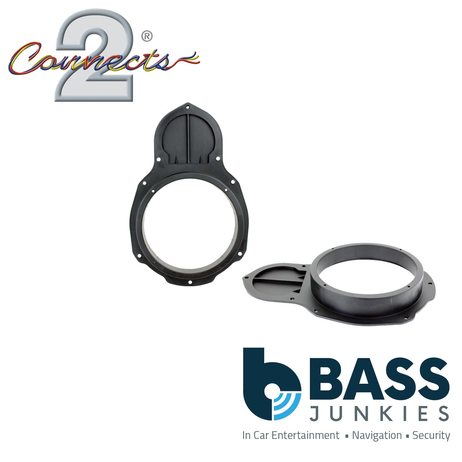 JVC 17cm 6.5 Inch 600 Watts 2 Way Front Door Car Speakers fit VW Passat B6-05-08