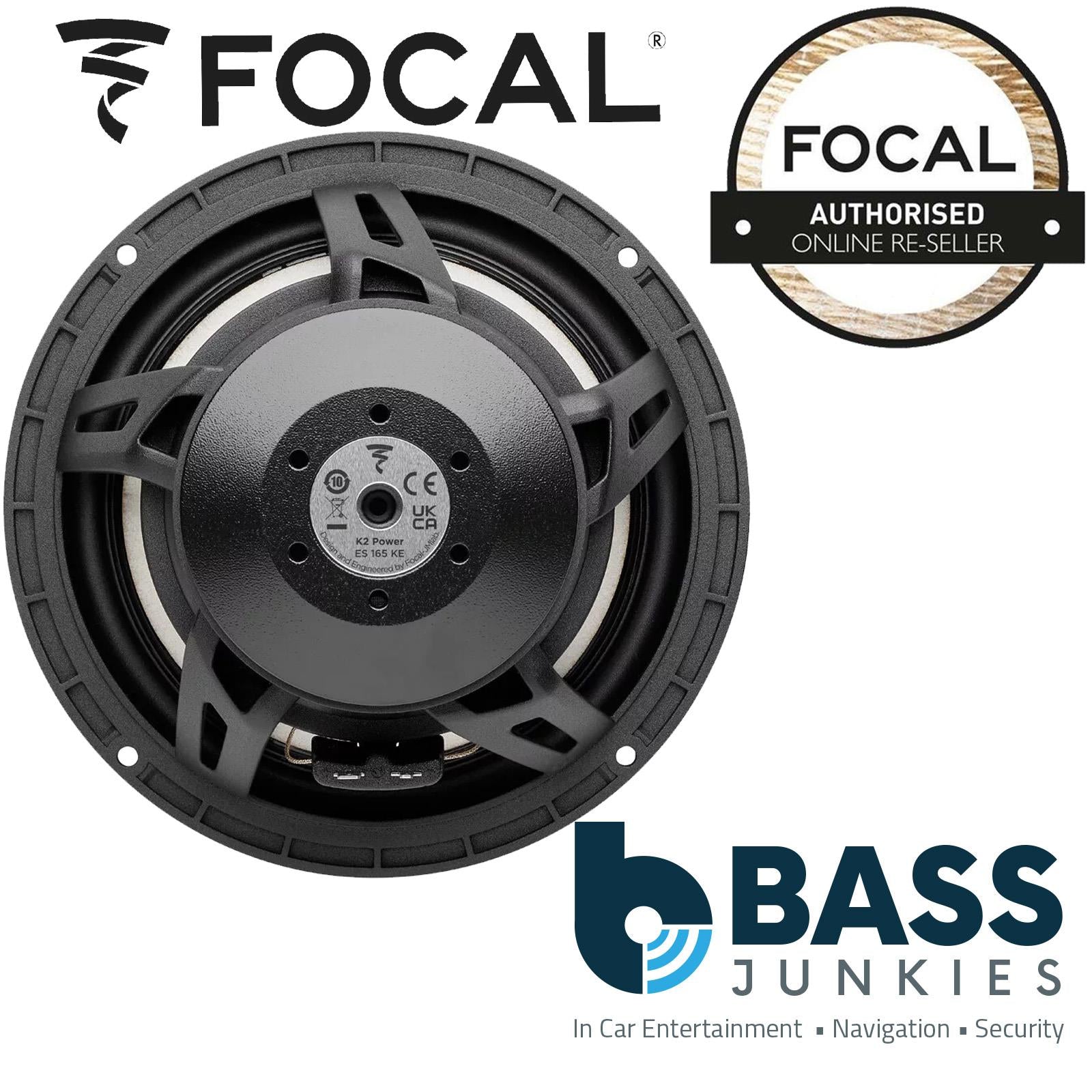 Focal ES165KE - ELITE K2 Power, 200 Watts 165mm 6.5" 2 Way Component Kit & Tweeters 100W (RMS)