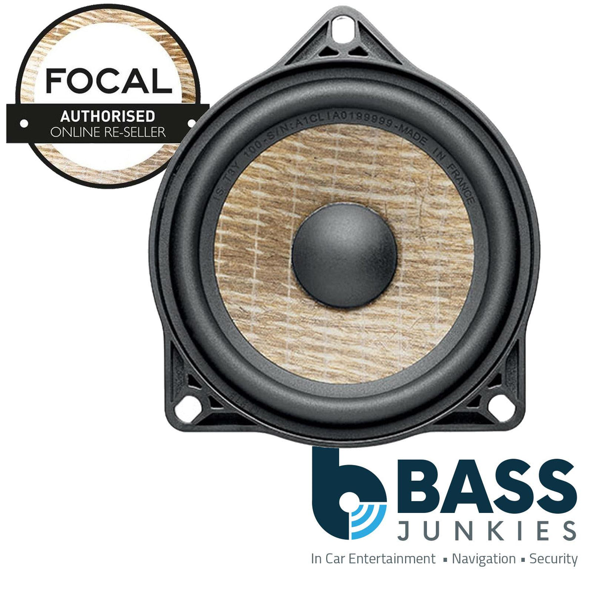 Focal IST3Y100 4" 160 Watts Coaxial Car Speakers For Tesla Model 3 2017 Onwards