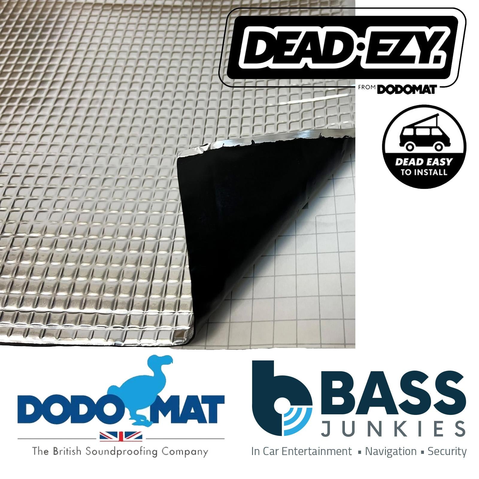 Dodo Mat DEAD-EZY 40 Sheets - (3.7sq.m) Sound Deadening Vibration Proofing Mat